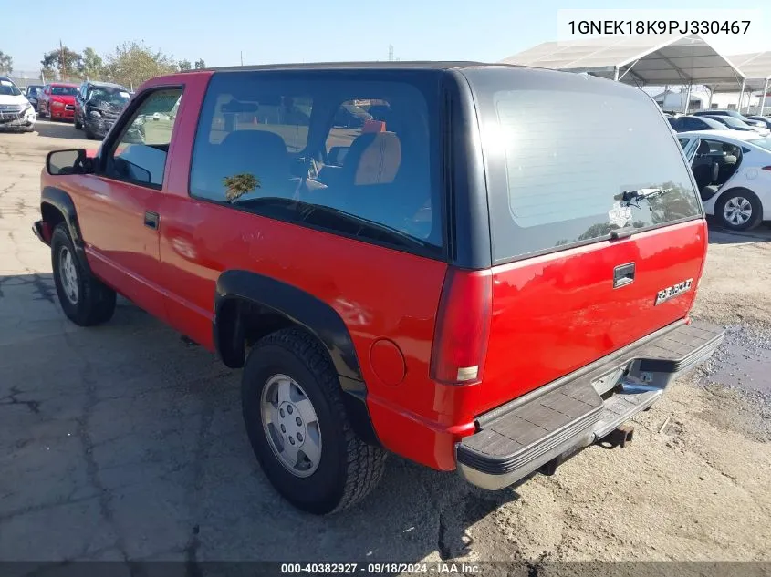 1GNEK18K9PJ330467 1993 Chevrolet Blazer K1500