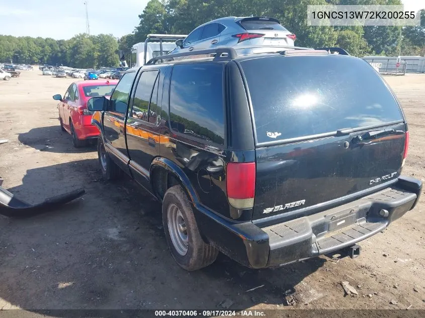 1GNCS13W72K200255 2002 Chevrolet Blazer Ls