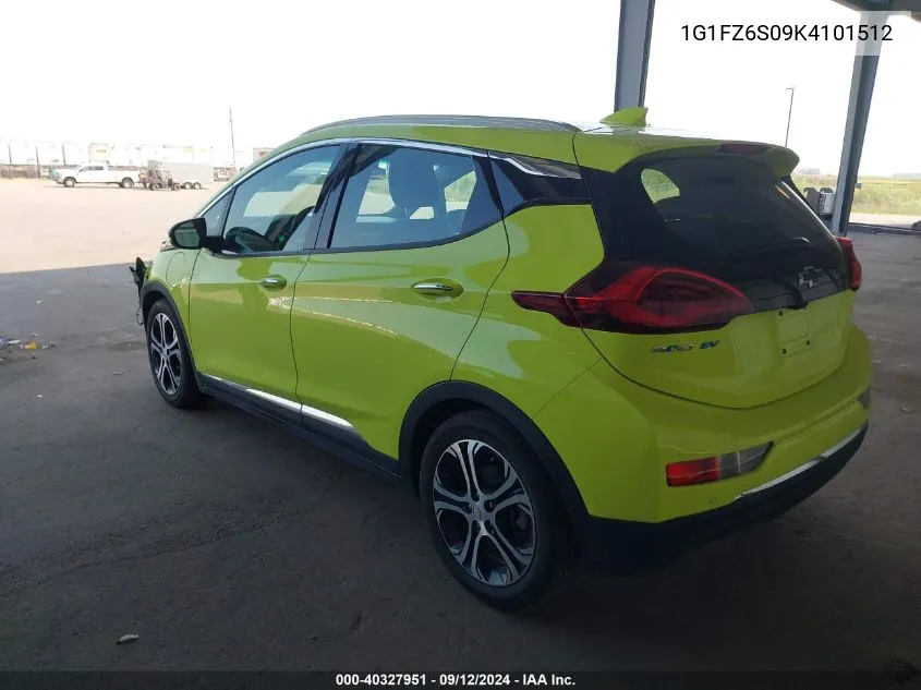 1G1FZ6S09K4101512 2019 Chevrolet Bolt Ev Premier