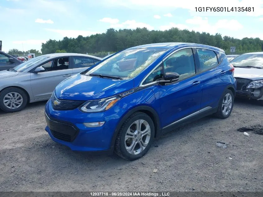 1G1FY6S01L4135481 2020 Chevrolet Bolt Ev