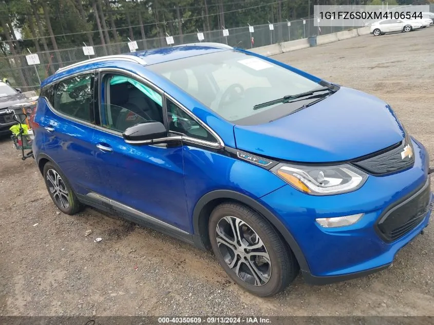 2021 Chevrolet Bolt Ev Fwd Premier VIN: 1G1FZ6S0XM4106544 Lot: 40350609