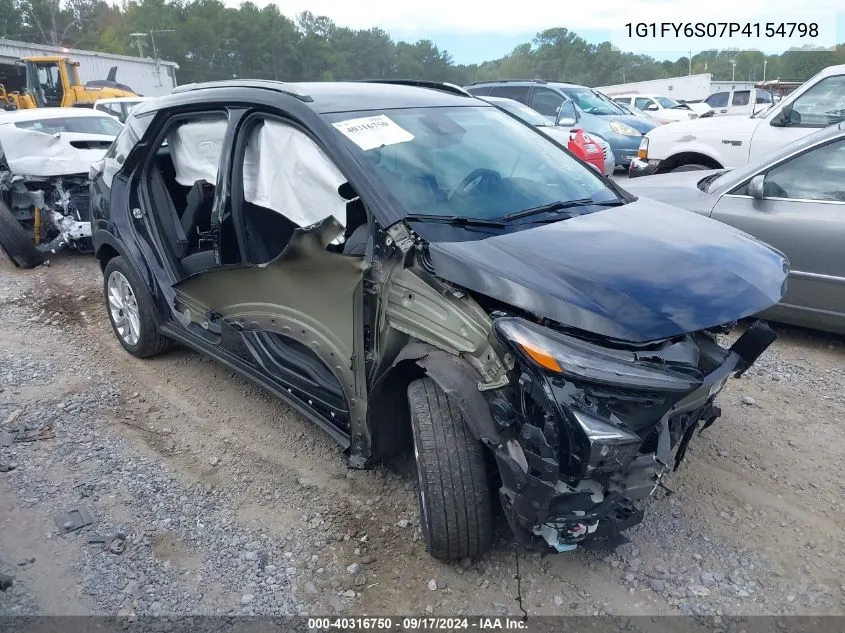 2023 Chevrolet Bolt Euv Fwd Lt VIN: 1G1FY6S07P4154798 Lot: 40316750