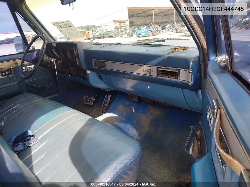 1GCDC14H2GF444745 1986 Chevrolet C10