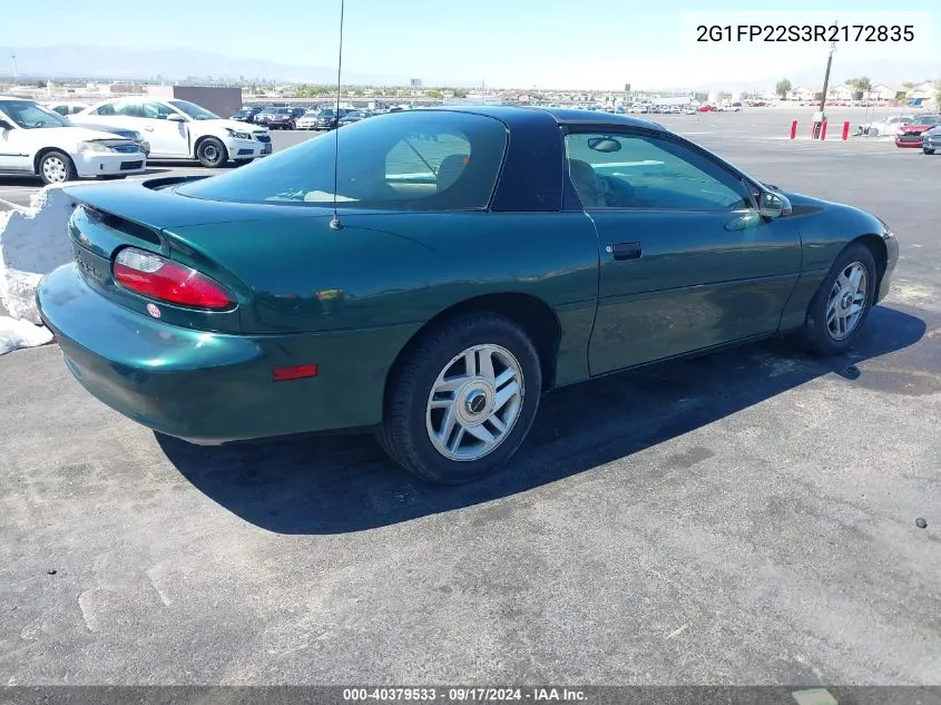 1994 Chevrolet Camaro VIN: 2G1FP22S3R2172835 Lot: 40379533