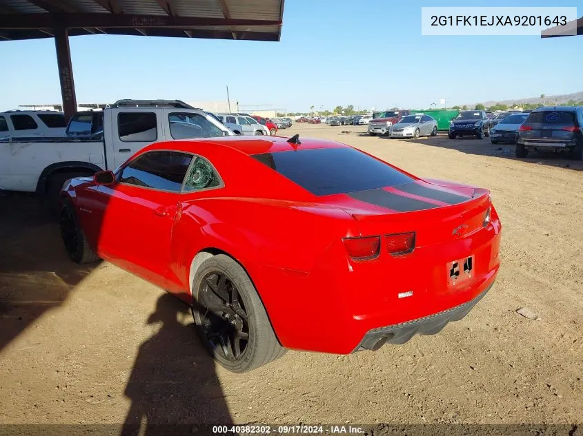 2G1FK1EJXA9201643 2010 Chevrolet Camaro 2Ss