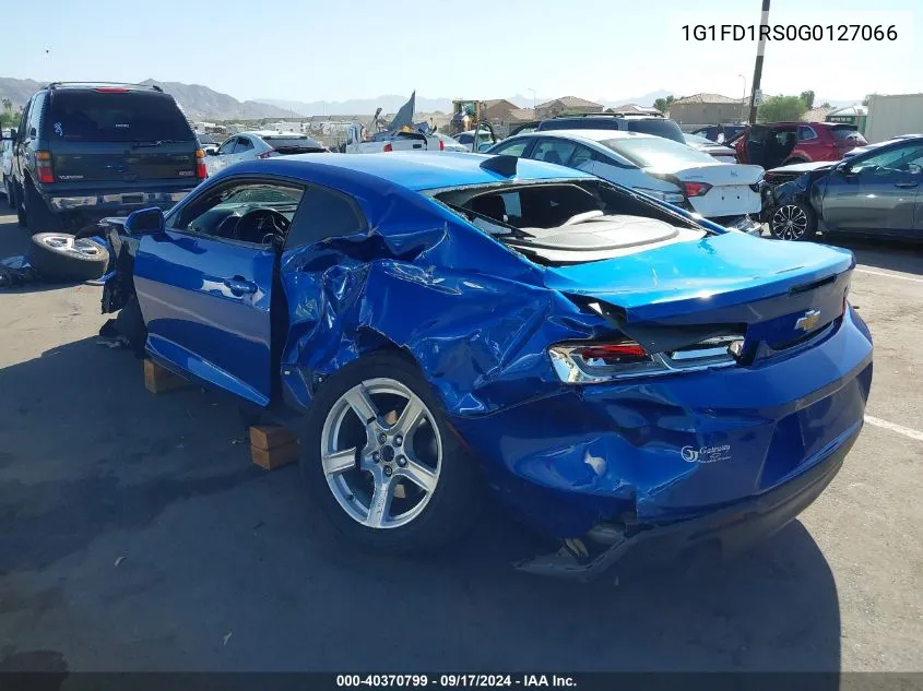 1G1FD1RS0G0127066 2016 Chevrolet Camaro 2Lt