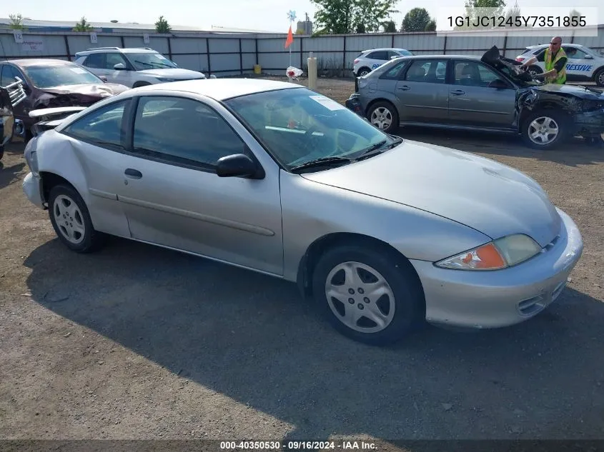 2000 Chevrolet Cavalier VIN: 1G1JC1245Y7351855 Lot: 40350530