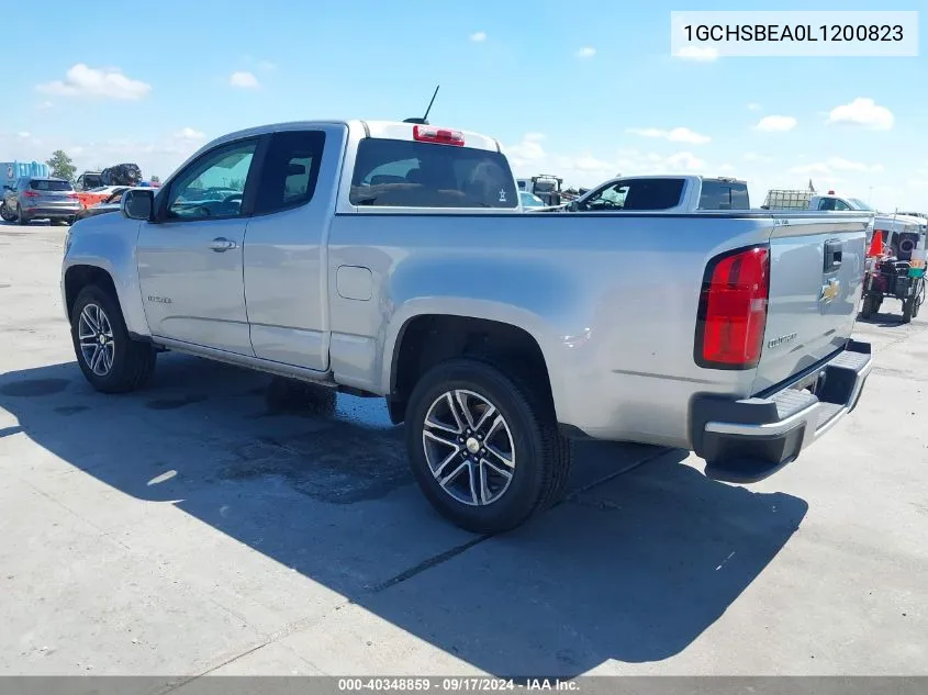 2020 Chevrolet Colorado 2Wd Long Box Wt VIN: 1GCHSBEA0L1200823 Lot: 40348859