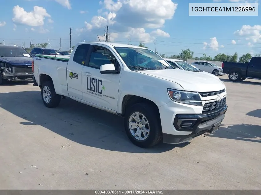 2021 Chevrolet Colorado 4Wd Long Box Lt VIN: 1GCHTCEA1M1226996 Lot: 40370311