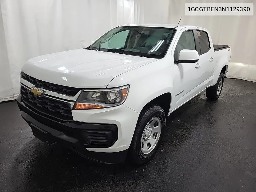 2022 Chevrolet Colorado VIN: 1GCGTBEN3N1129390 Lot: 40366259