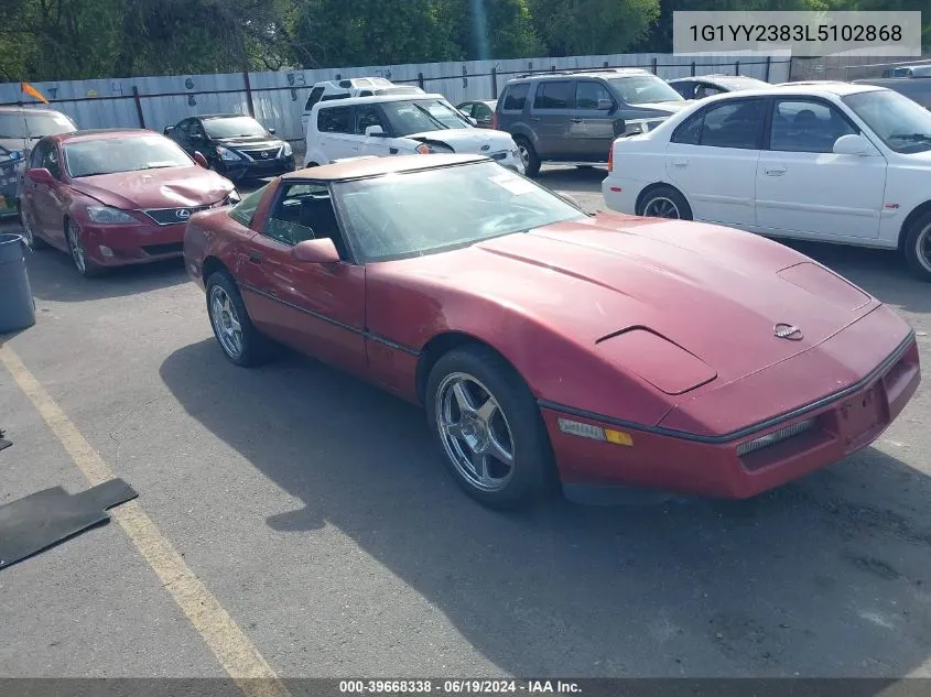 1990 Chevrolet Corvette VIN: 1G1YY2383L5102868 Lot: 39668338