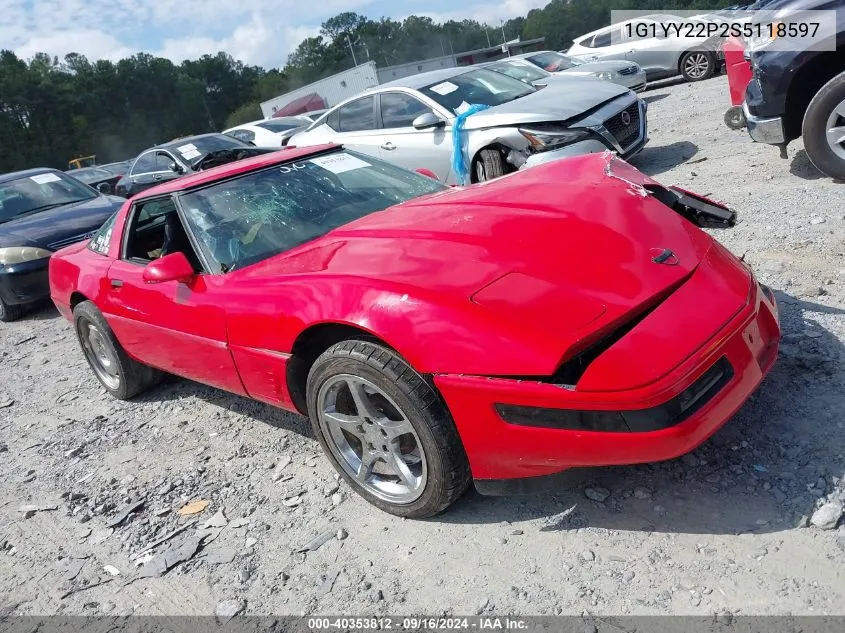 1995 Chevrolet Corvette VIN: 1G1YY22P2S5118597 Lot: 40353812