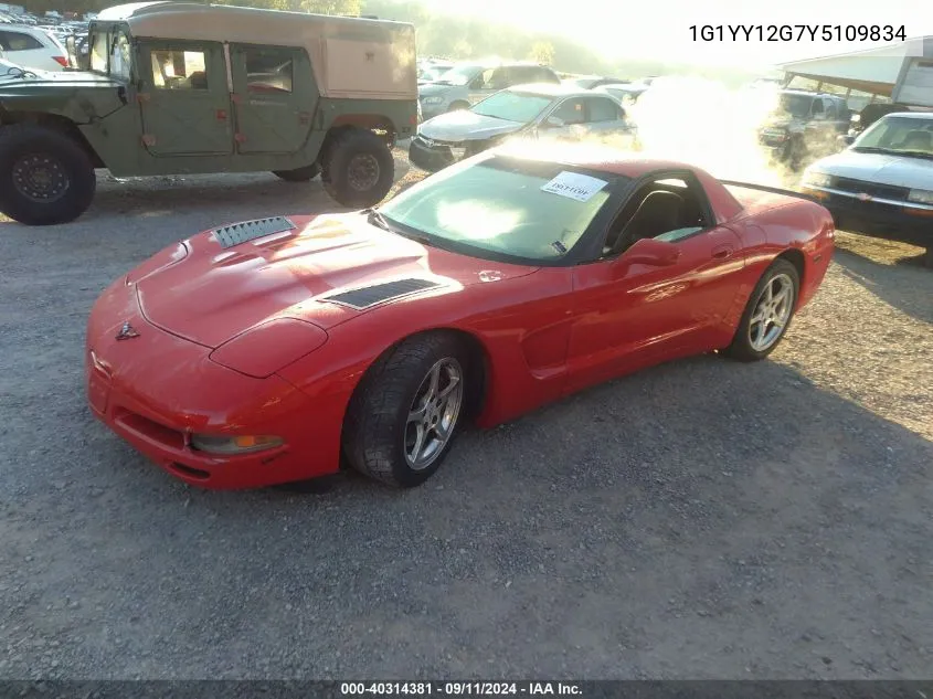 1G1YY12G7Y5109834 2000 Chevrolet Corvette Hardtop