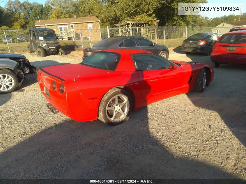 1G1YY12G7Y5109834 2000 Chevrolet Corvette Hardtop