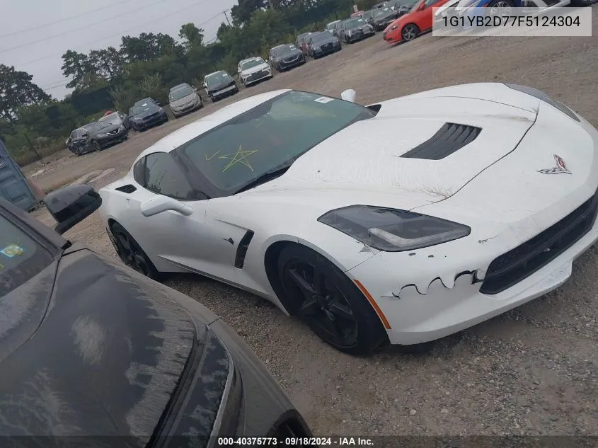 2015 Chevrolet Corvette Stingray 1Lt VIN: 1G1YB2D77F5124304 Lot: 40375773