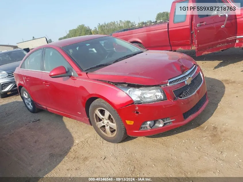 2011 Chevrolet Cruze 1Lt VIN: 1G1PF5S9XB7218763 Lot: 40346548