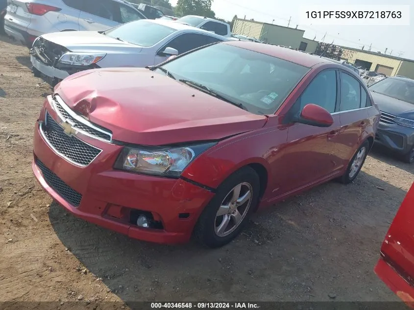 2011 Chevrolet Cruze 1Lt VIN: 1G1PF5S9XB7218763 Lot: 40346548