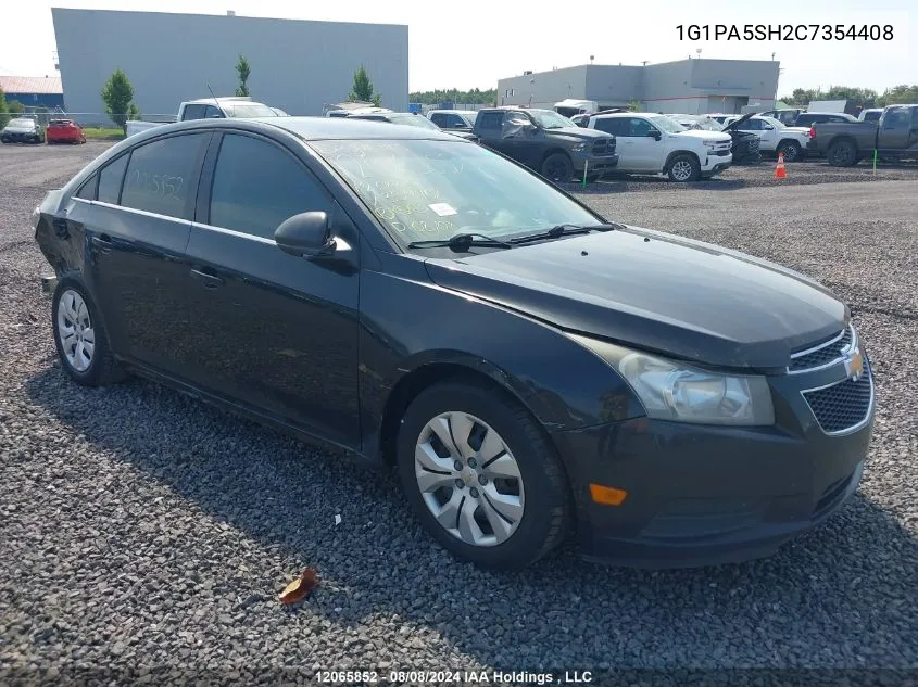 1G1PA5SH2C7354408 2012 Chevrolet Cruze Ls