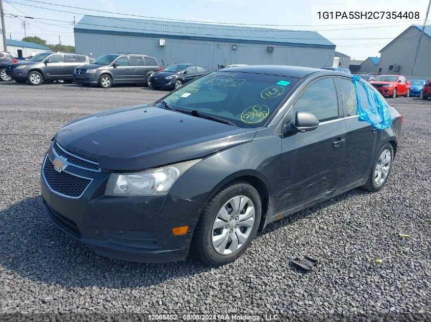 1G1PA5SH2C7354408 2012 Chevrolet Cruze Ls