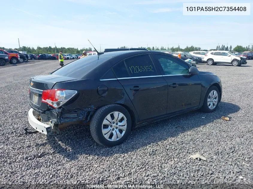 2012 Chevrolet Cruze Ls VIN: 1G1PA5SH2C7354408 Lot: 12065852