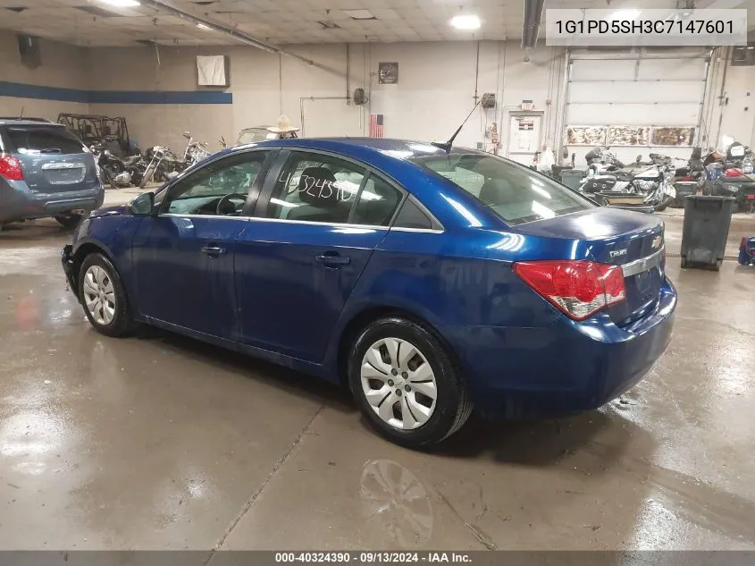 1G1PD5SH3C7147601 2012 Chevrolet Cruze Ls