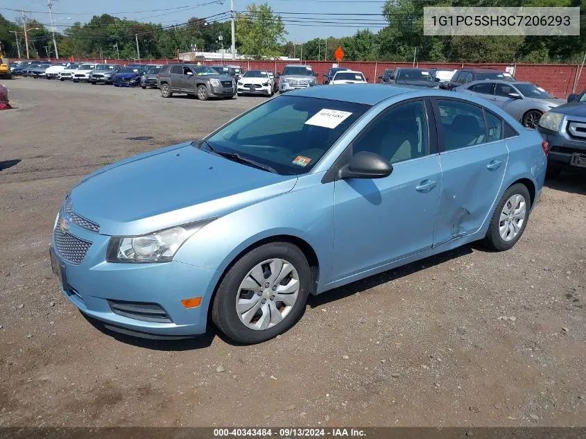 2012 Chevrolet Cruze Ls VIN: 1G1PC5SH3C7206293 Lot: 40343484