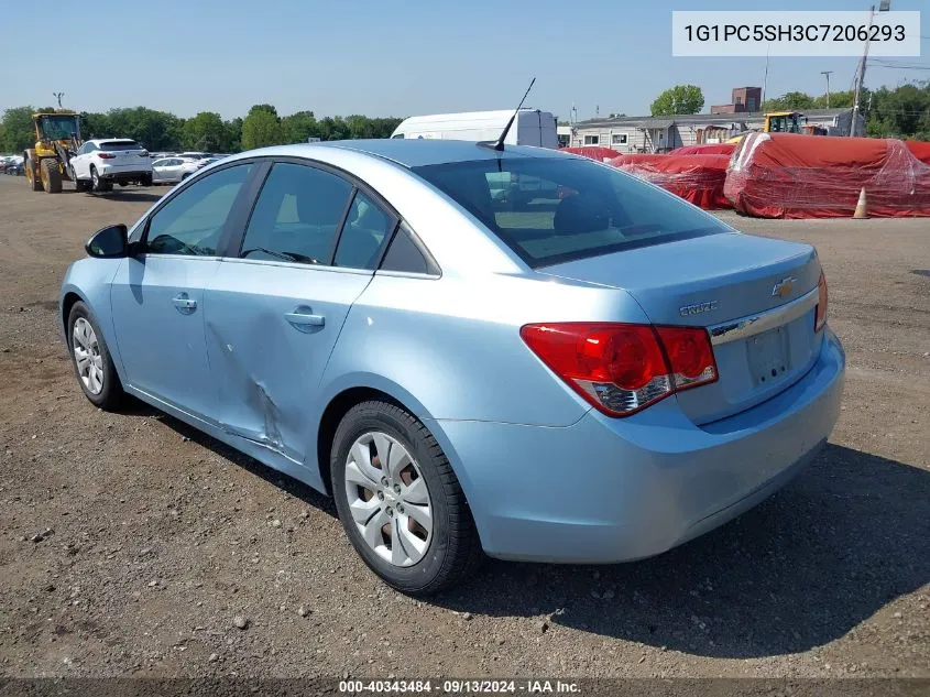 1G1PC5SH3C7206293 2012 Chevrolet Cruze Ls