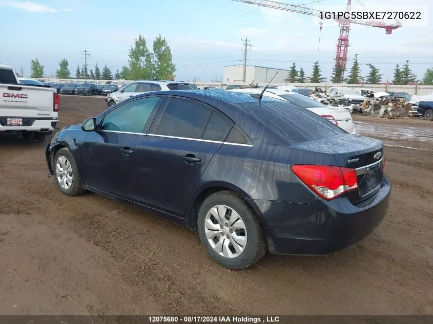 2014 Chevrolet Cruze VIN: 1G1PC5SBXE7270622 Lot: 12075680