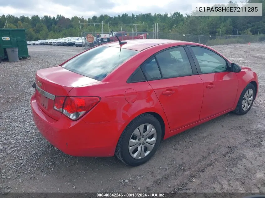 2014 Chevrolet Cruze Ls Auto VIN: 1G1PA5SH6E7211285 Lot: 40342246