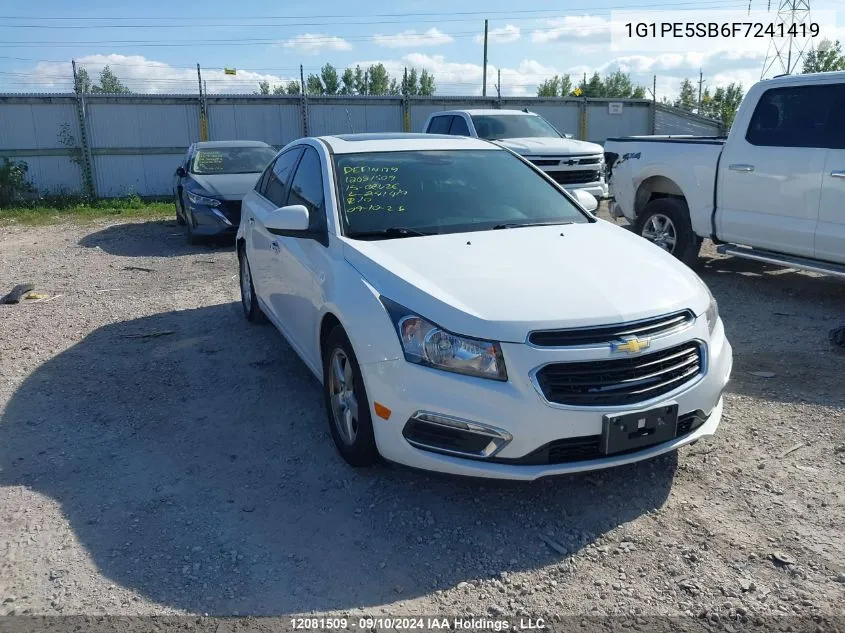 1G1PE5SB6F7241419 2015 Chevrolet Cruze