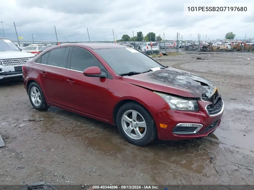 2016 Chevrolet Cruze Limited 1Lt Auto VIN: 1G1PE5SB2G7197680 Lot: 40344896