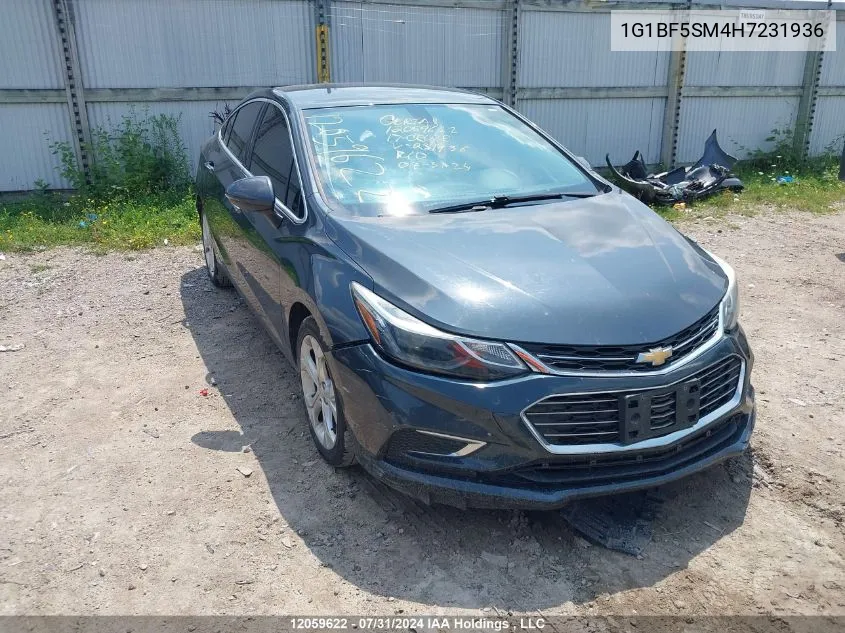 2017 Chevrolet Cruze VIN: 1G1BF5SM4H7231936 Lot: 12059622