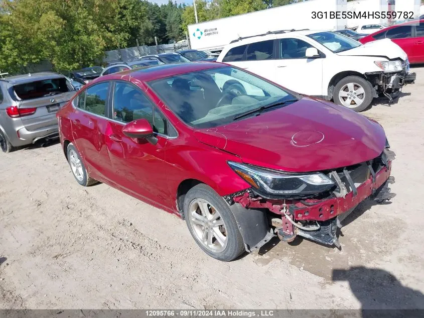 2017 Chevrolet Cruze Lt VIN: 3G1BE5SM4HS559782 Lot: 12095766