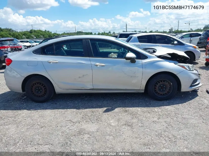 1G1BC5SM8H7174679 2017 Chevrolet Cruze Ls Auto