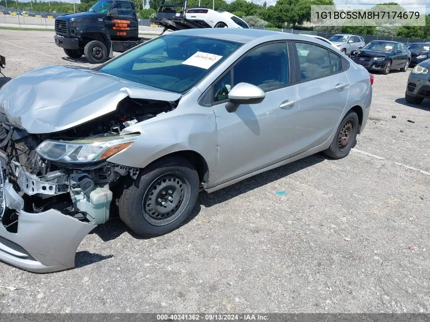 2017 Chevrolet Cruze Ls Auto VIN: 1G1BC5SM8H7174679 Lot: 40341362