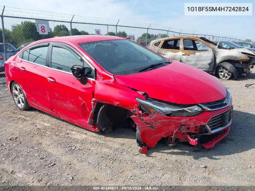 1G1BF5SM4H7242824 2017 Chevrolet Cruze Premier Auto