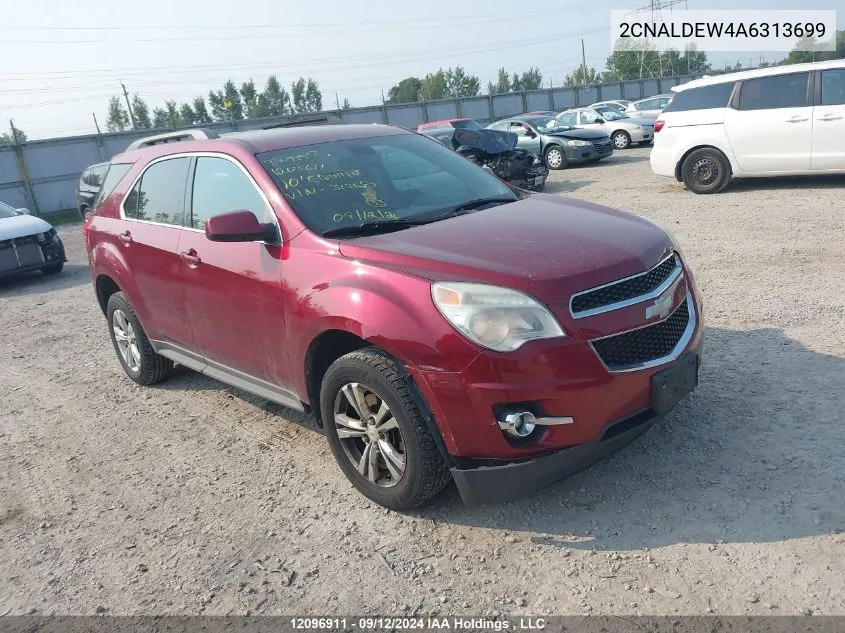 2CNALDEW4A6313699 2010 Chevrolet Equinox