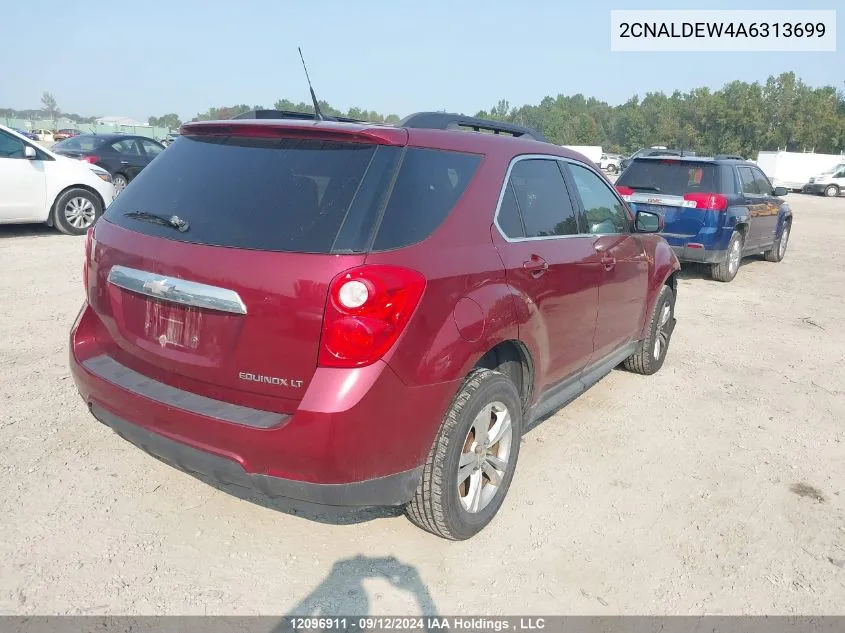 2010 Chevrolet Equinox VIN: 2CNALDEW4A6313699 Lot: 12096911