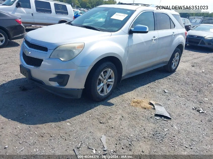 2CNALDEW5A6351023 2010 Chevrolet Equinox Lt