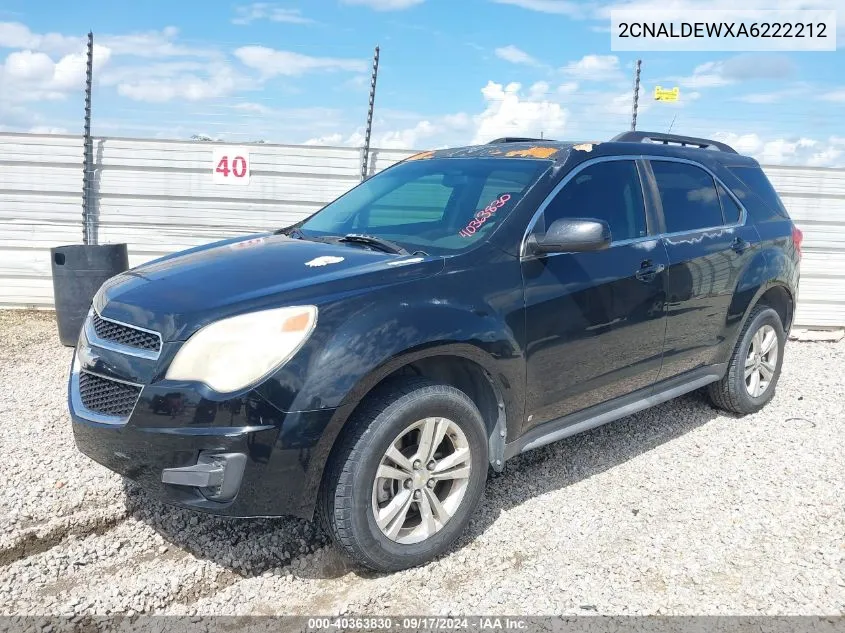 2010 Chevrolet Equinox Lt VIN: 2CNALDEWXA6222212 Lot: 40363830