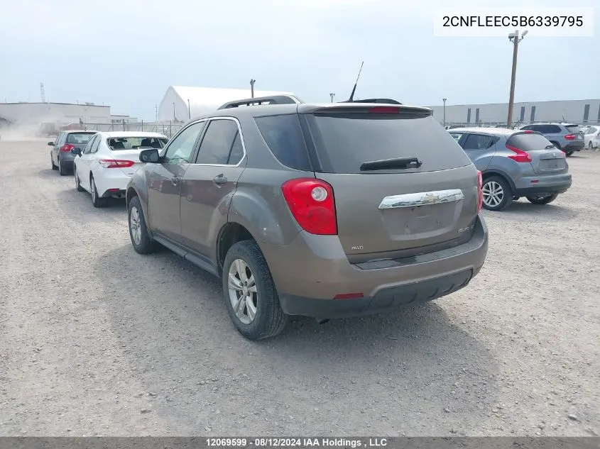 2011 Chevrolet Equinox VIN: 2CNFLEEC5B6339795 Lot: 12069599