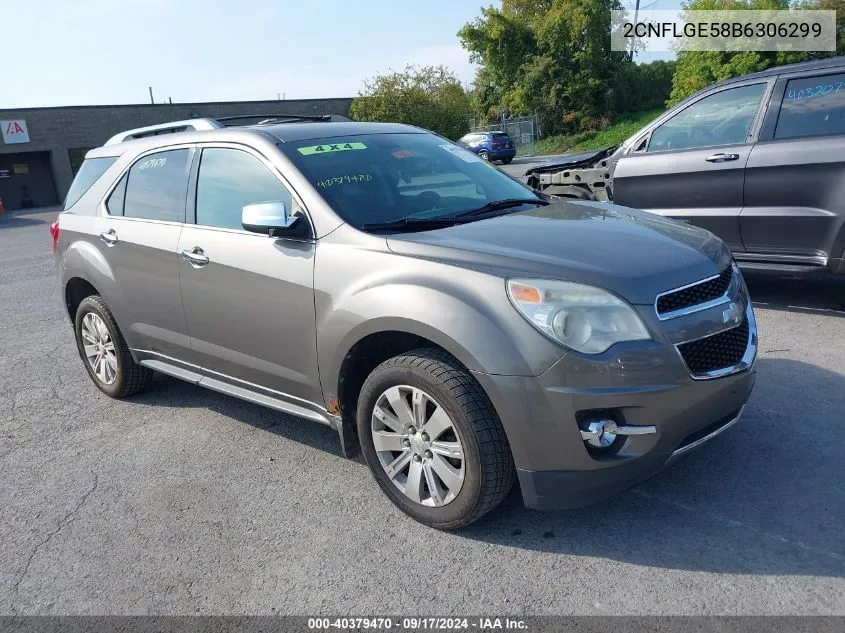 2011 Chevrolet Equinox Ltz VIN: 2CNFLGE58B6306299 Lot: 40379470