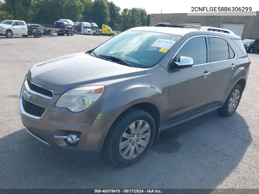 2CNFLGE58B6306299 2011 Chevrolet Equinox Ltz