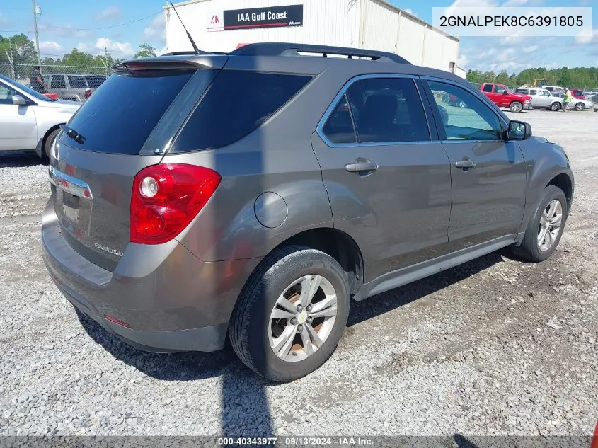 2GNALPEK8C6391805 2012 Chevrolet Equinox 2Lt