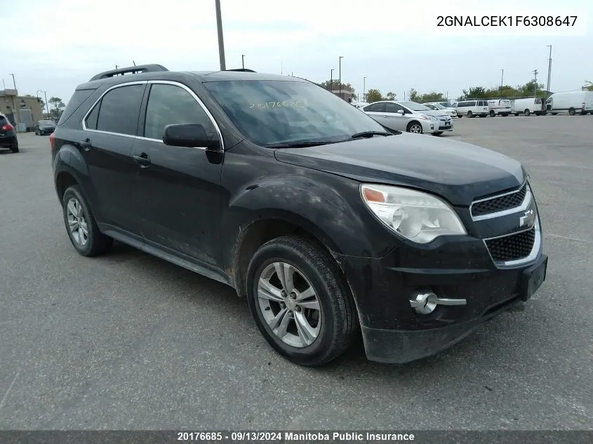 2GNALCEK1F6308647 2015 Chevrolet Equinox Lt