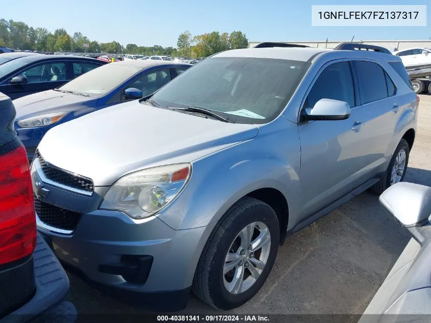 1GNFLFEK7FZ137317 2015 Chevrolet Equinox 1Lt