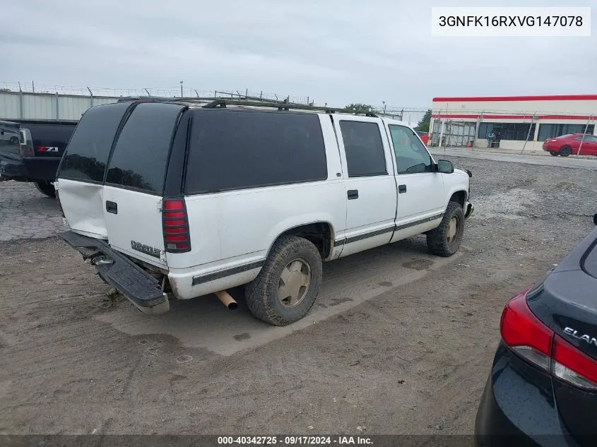 3GNFK16RXVG147078 1997 Chevrolet Suburban 1500