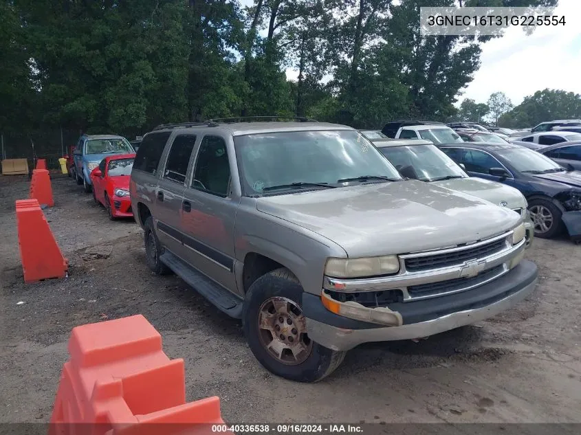 2001 Chevrolet Suburban 1500 Ls VIN: 3GNEC16T31G225554 Lot: 40336538