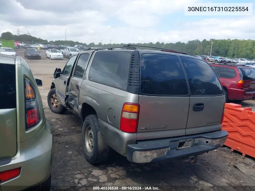 3GNEC16T31G225554 2001 Chevrolet Suburban 1500 Ls