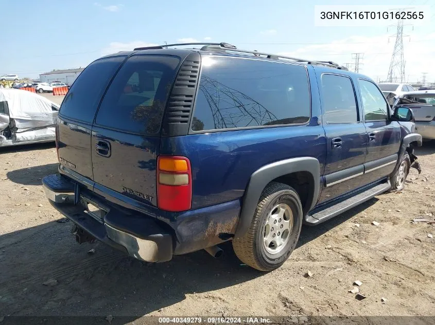 3GNFK16T01G162565 2001 Chevrolet Suburban 1500 Lt